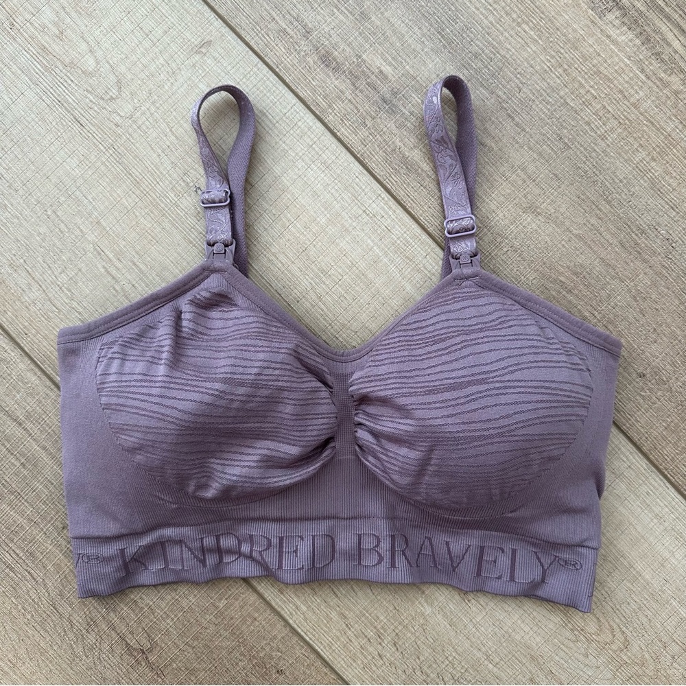 Kindred Bravely Sublime Hands-Free Pumping & Nursing Bra Twilight Size Medium